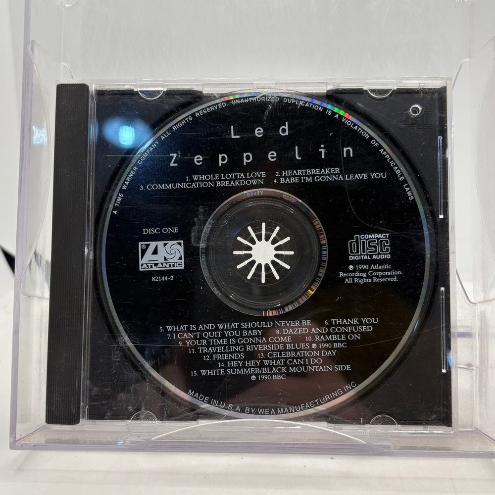 Led Zeppelin Disc One 1990 Atlantic Records 82144-2‎ Compact Disc Audio CD